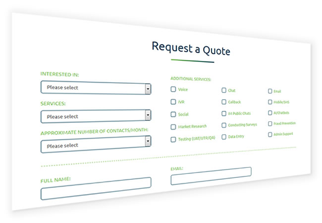 New Website Request for Quote